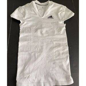 Adidas Techfit Primeknit Football Jersey Men’s XL White Compression Fit NO TAG